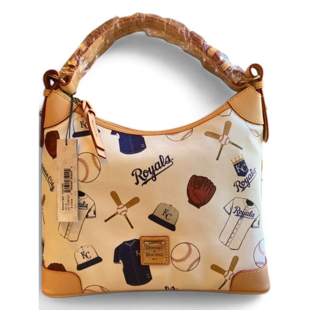 Dooney & Bourke 1975 Womens Shoulder Bag r Leather Kansas City Royals Hobo NWT